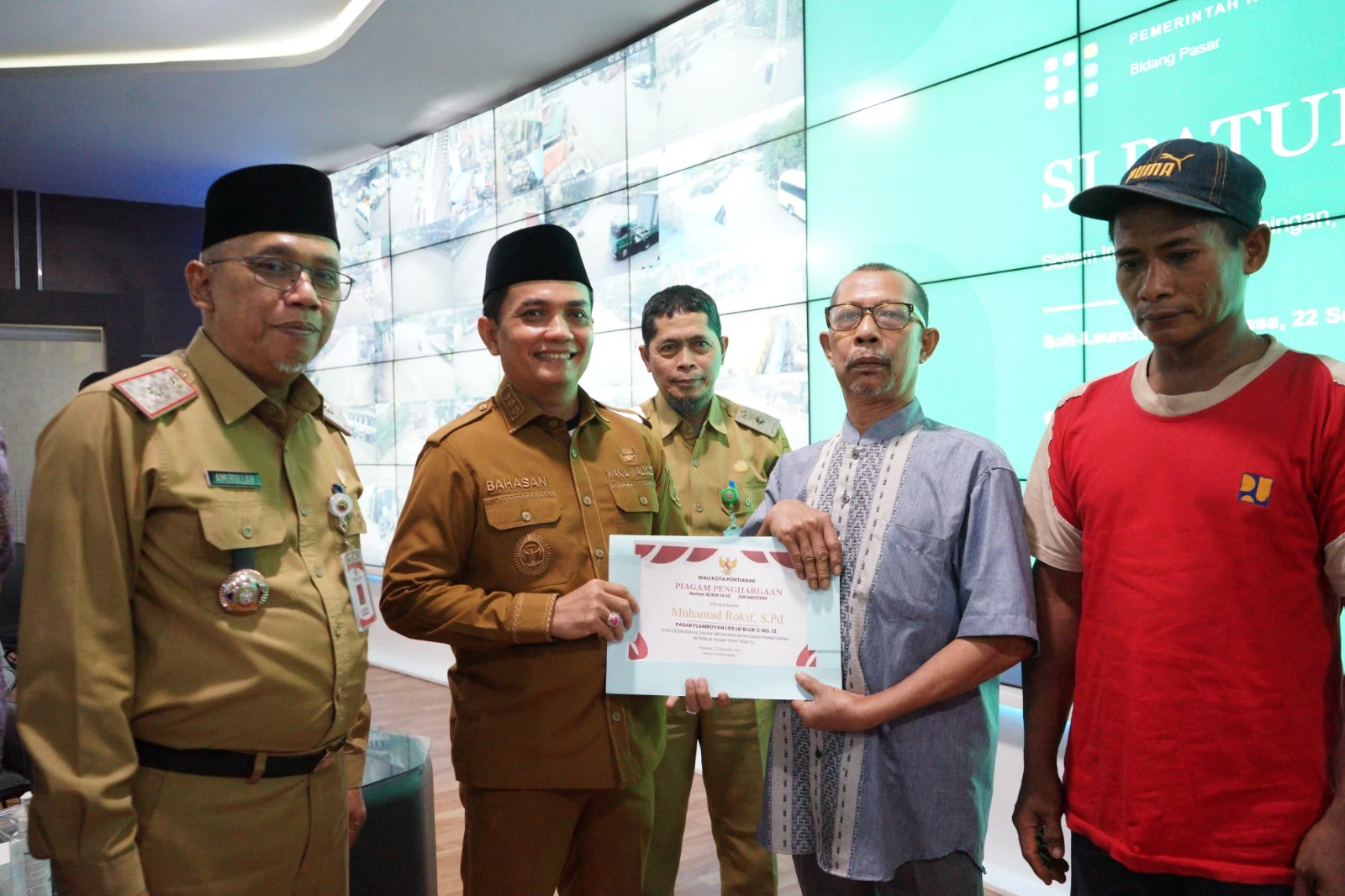 SI PATUH PASAR Kontrol Retribusi Pasar Pontianak